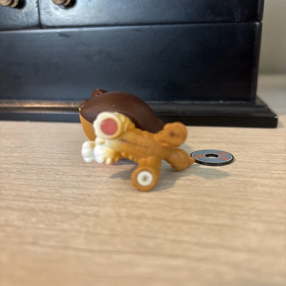 Littlest Pet Shop ~ #237 Brown Collie Dog w/ Magnetic Disc Authentic Hasbro